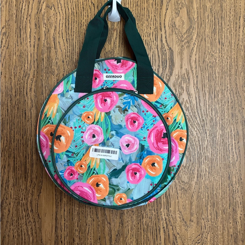 Embroidery Floral Tote Bag - Multicolor